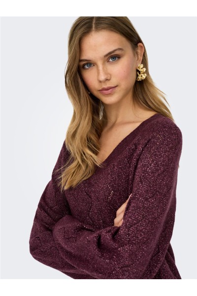 JDYASPEN LIFE  V-NECK PULL