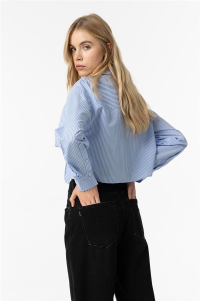 vaquero Tiffosi Bonnye wide leg negro