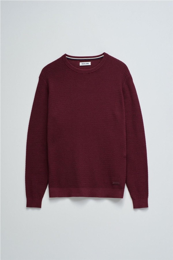 Jersey Salsa de punto texturizado