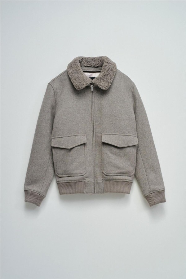 Chaqueta Salsa bomber de lana