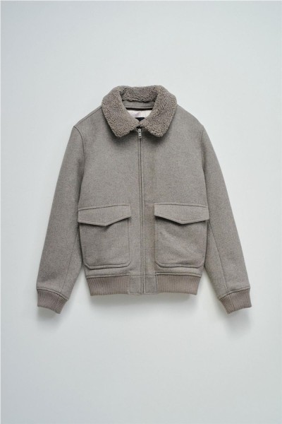 Chaqueta Salsa bomber de lana