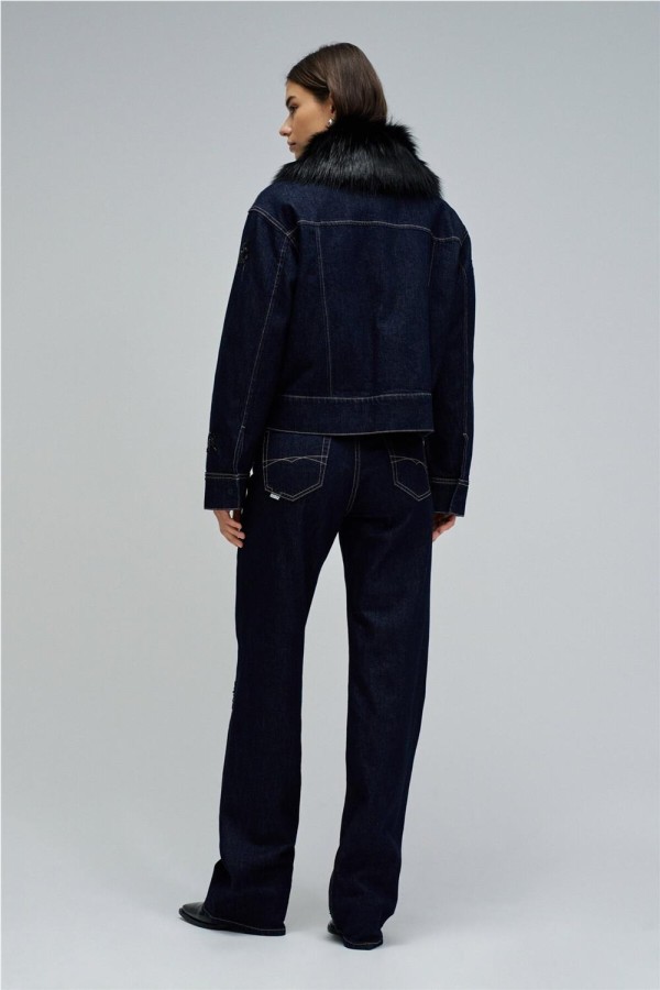 Cazadora Salsa vaquera con pelo