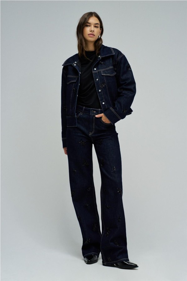 Cazadora Salsa vaquera con pelo