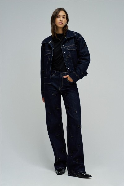 Cazadora Salsa vaquera con pelo