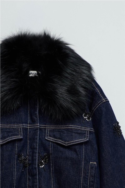 Cazadora Salsa vaquera con pelo