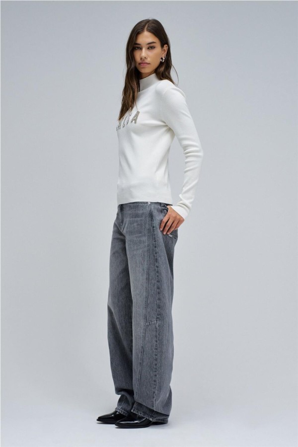 Jersey Salsa de punto acanalado con logo