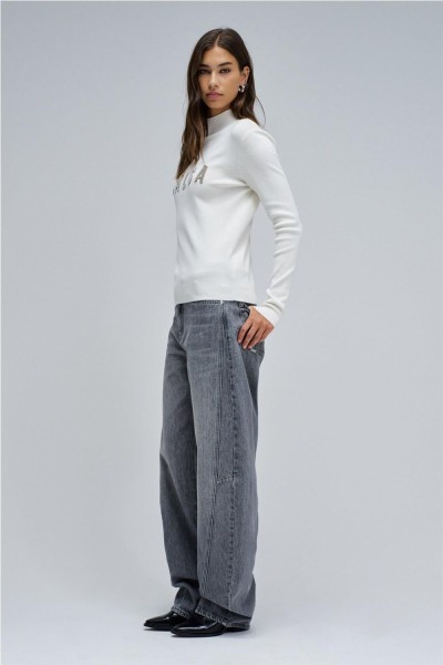 Jersey Salsa de punto acanalado con logo