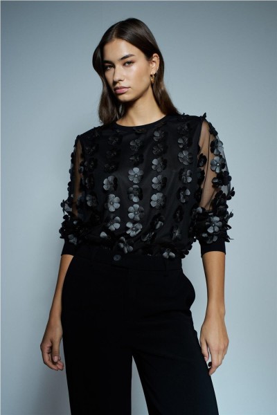 Camiseta Salsa con efecto tridimensional