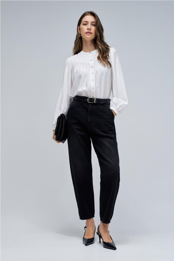 Vaquero Salsa slouchy cropped slim