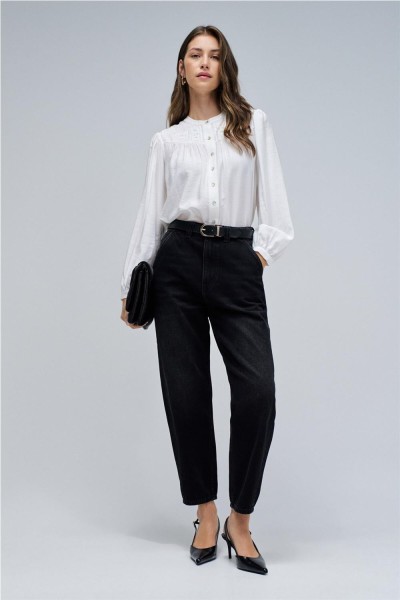 Vaquero Salsa slouchy cropped slim