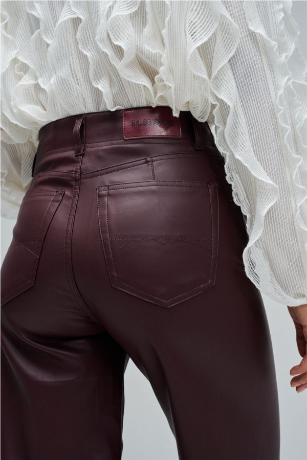 Pantalón Salsa true cropped wide...