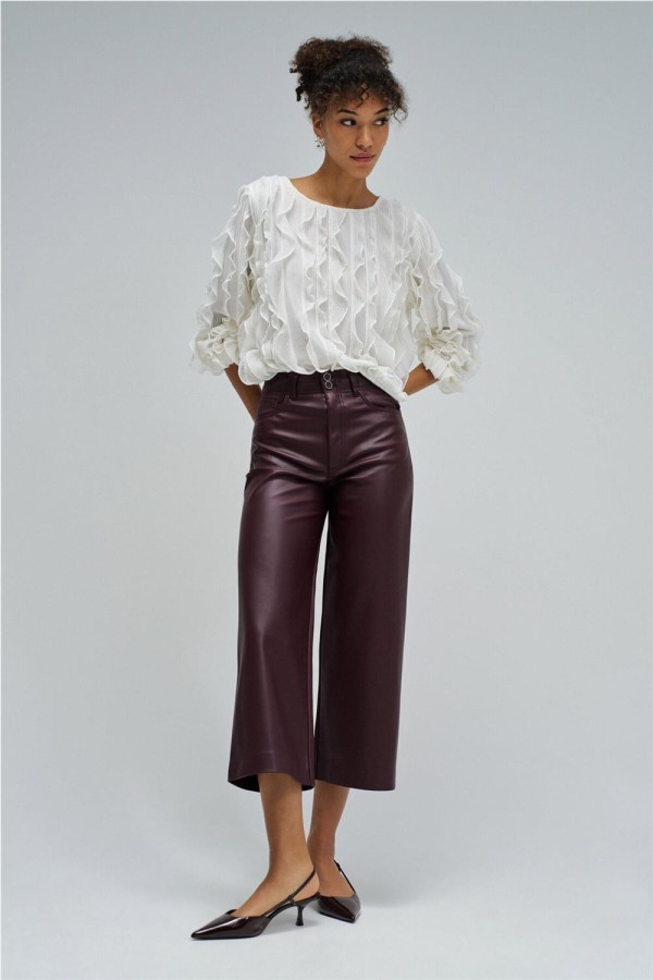 Pantalón Salsa true cropped wide...