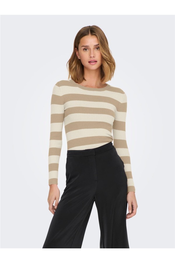 JDYPLUM L/S O-NECK PULLOVER