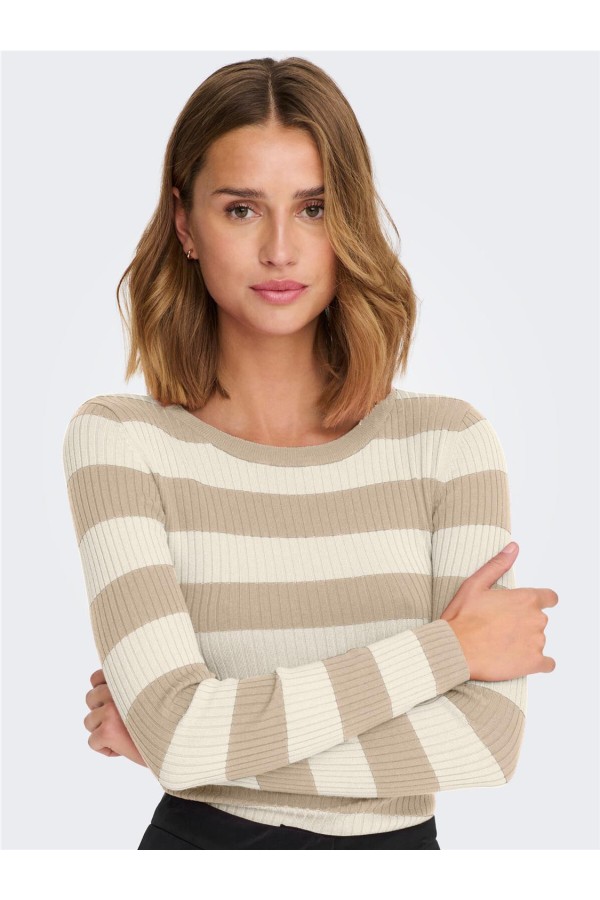 JDYPLUM L/S O-NECK PULLOVER