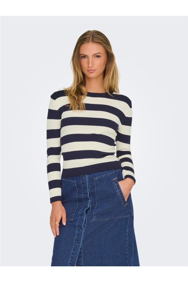 JDYPLUM L/S O-NECK PULLOVER