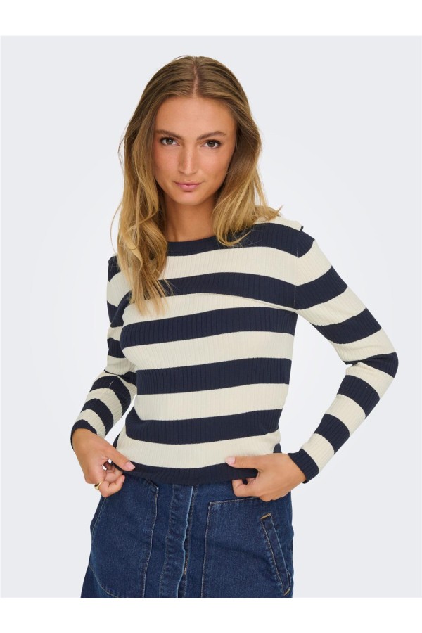 JDYPLUM L/S O-NECK PULLOVER