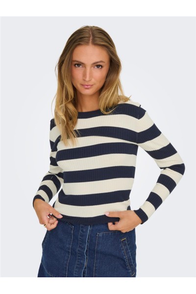 JDYPLUM L/S O-NECK PULLOVER