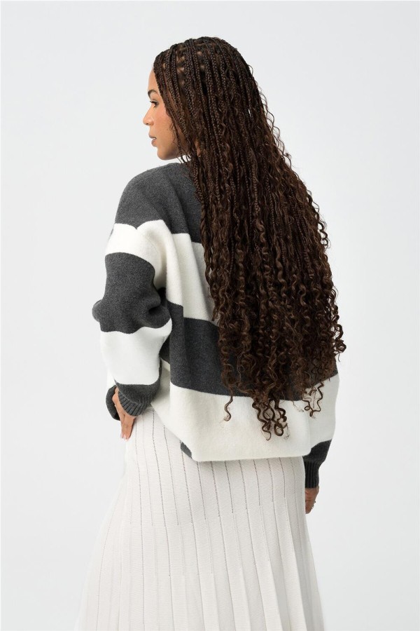 Cárdigan Tiffosi oversize tricotado