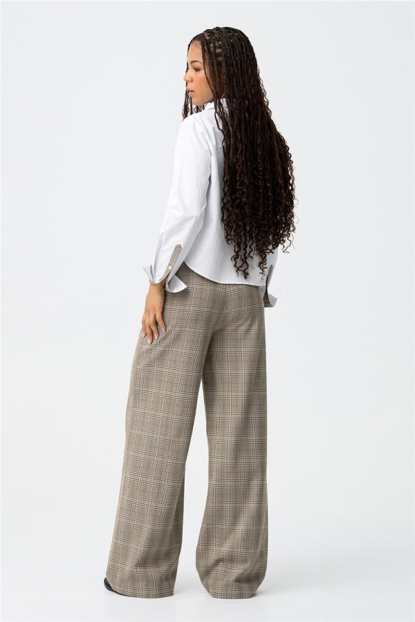 Pantalón Tiffosi ancho a cuadros