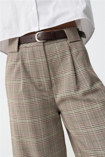 Pantalón Tiffosi ancho a cuadros