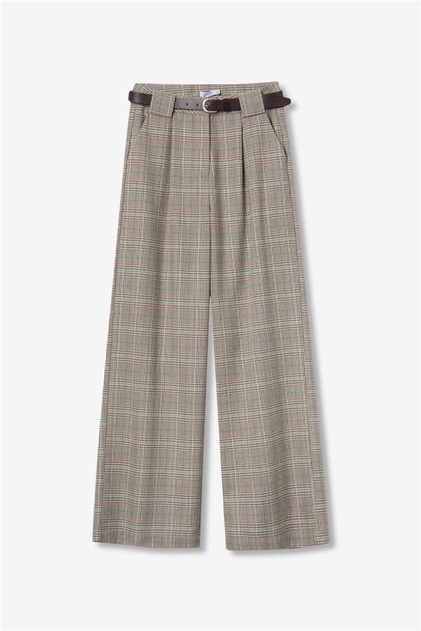 Pantalón Tiffosi ancho a cuadros