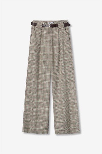 Pantalón Tiffosi ancho a cuadros