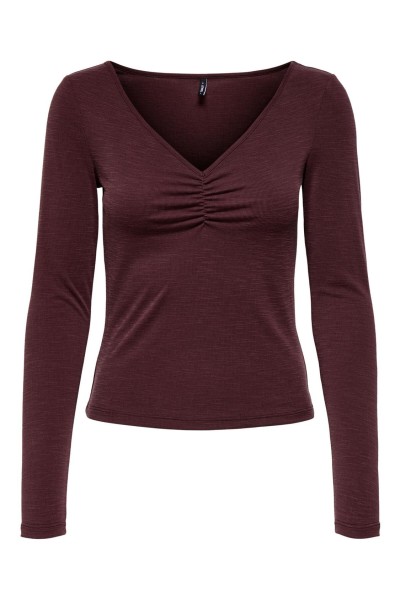 ONLFREE LIFE L/S SLUB  V-NECK