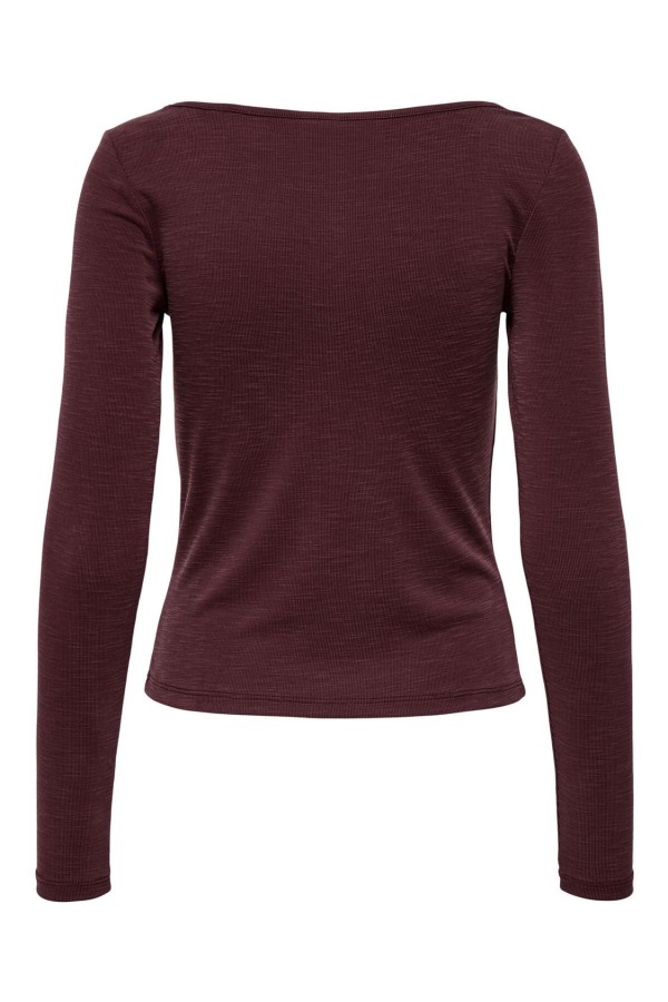 ONLFREE LIFE L/S SLUB  V-NECK