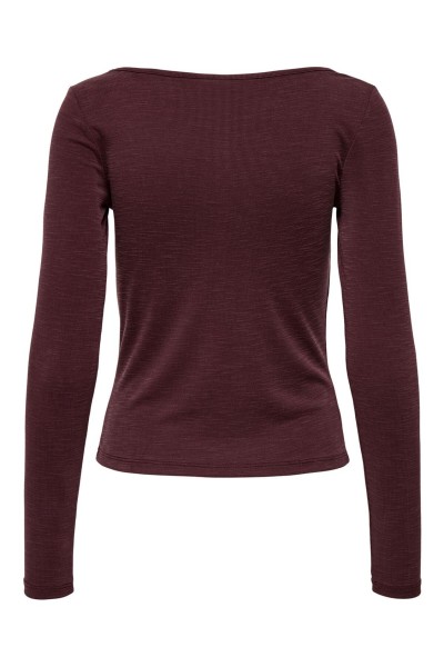 ONLFREE LIFE L/S SLUB  V-NECK
