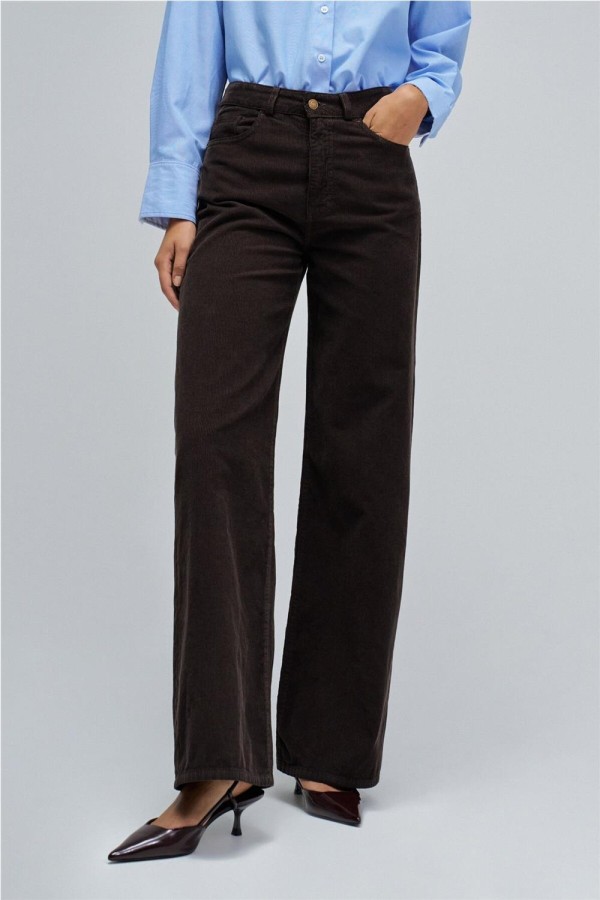 Pantalón Salsa wide leg en pana