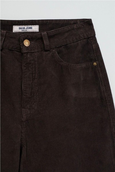 Pantalón Salsa wide leg en pana