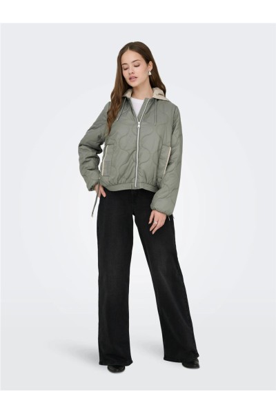 ONLMIKI HOOD QUILT JACKET