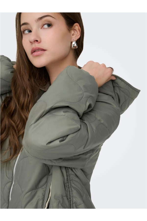 ONLMIKI HOOD QUILT JACKET