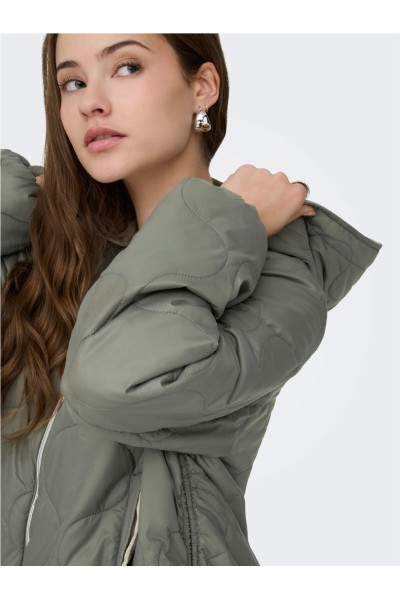 ONLMIKI HOOD QUILT JACKET