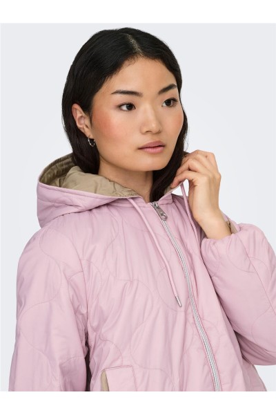 ONLMIKI HOOD QUILT JACKET