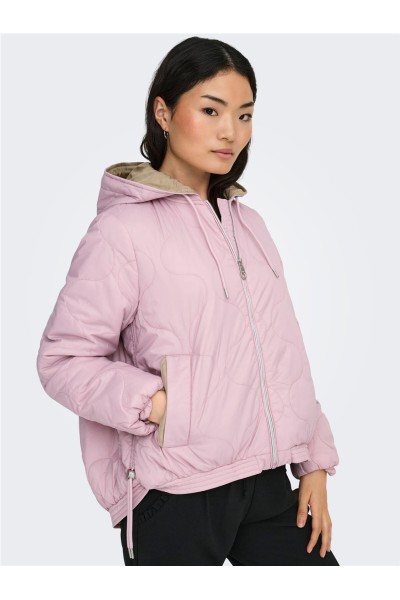ONLMIKI HOOD QUILT JACKET