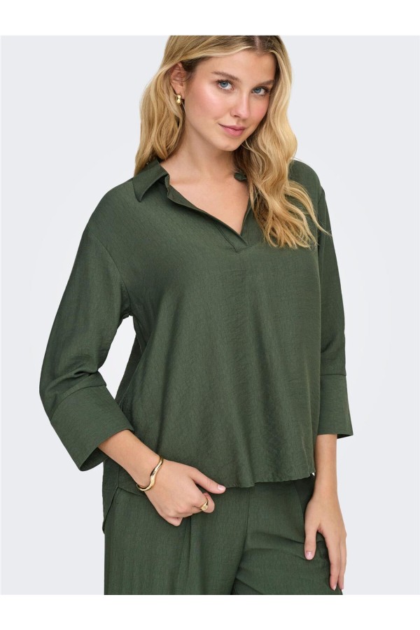 Blusa JDY Pepper manga 3/4