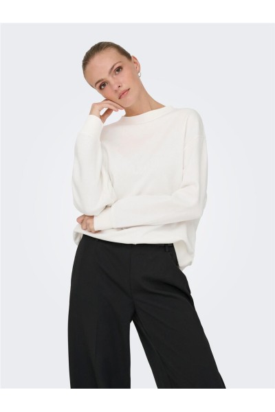 JDYNANNA LIFE L/S TEXT SWEAT