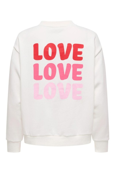 JDYNANNA LIFE L/S TEXT SWEAT