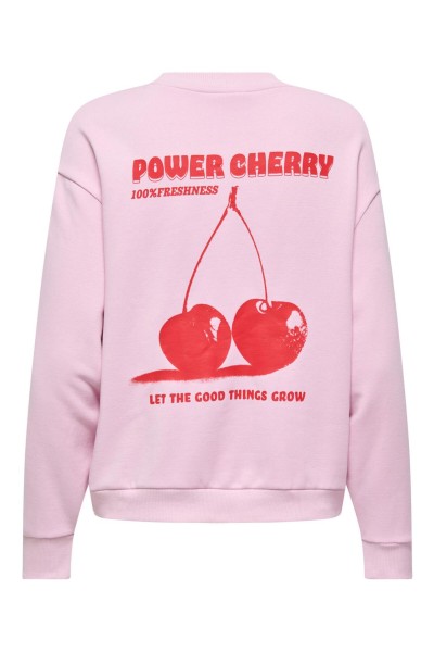 JDYNANNA LIFE L/S TEXT SWEAT