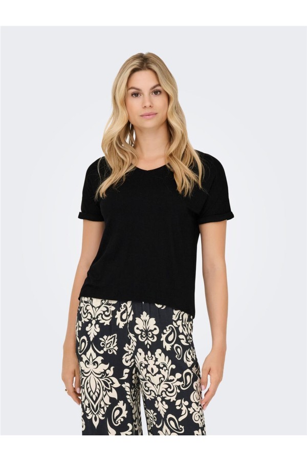 Camiseta JDY Sissy escote pico