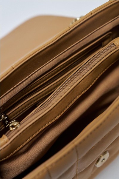 Bolso Salsa acolchado efecto piel