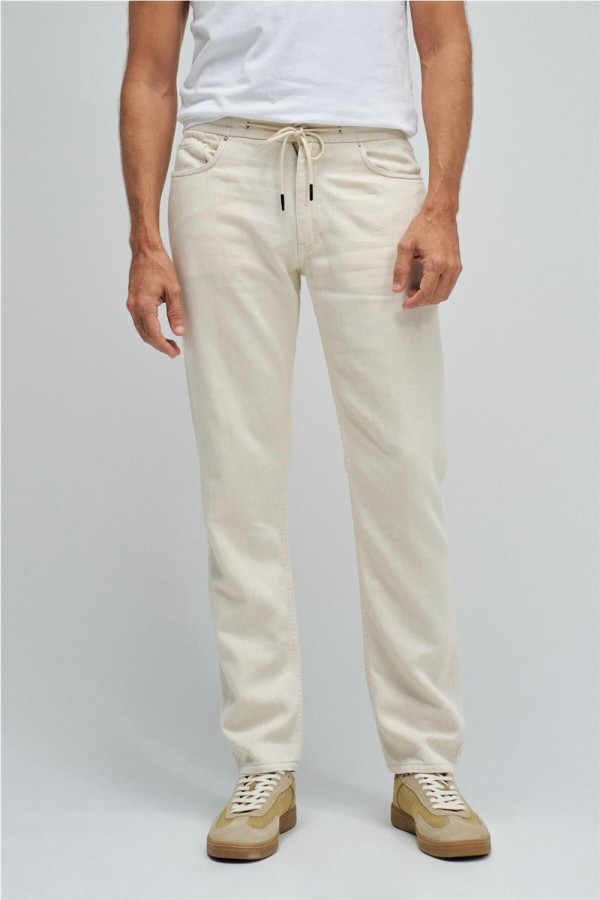 Pantalón Salsa jogger con lino