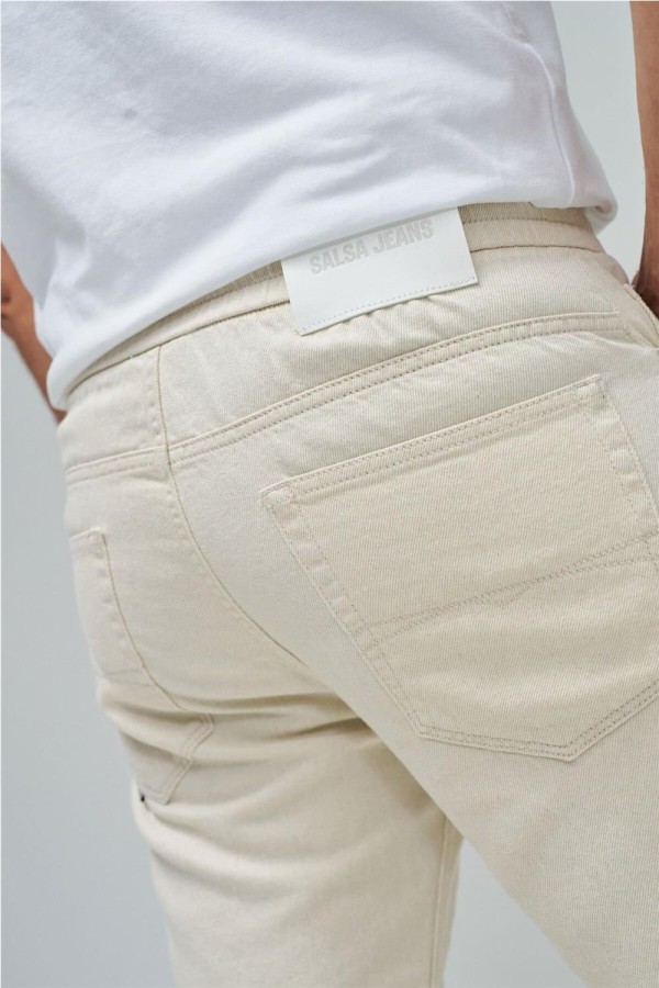 Pantalón Salsa jogger con lino