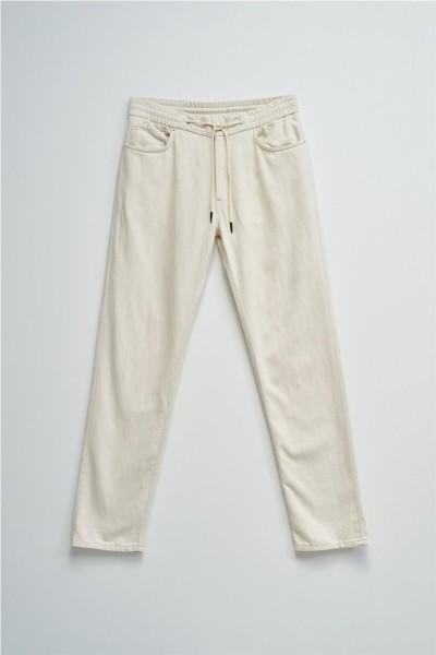 Pantalón Salsa jogger con lino