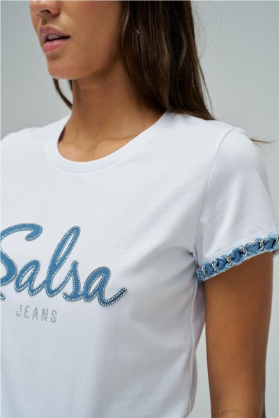 Camiseta Salsa con branding
