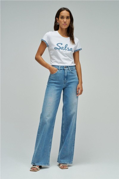 Camiseta Salsa con branding