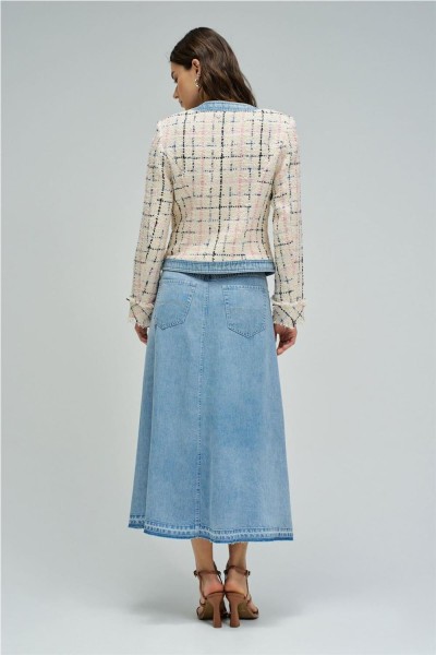 Chaqueta Salsa en tweed