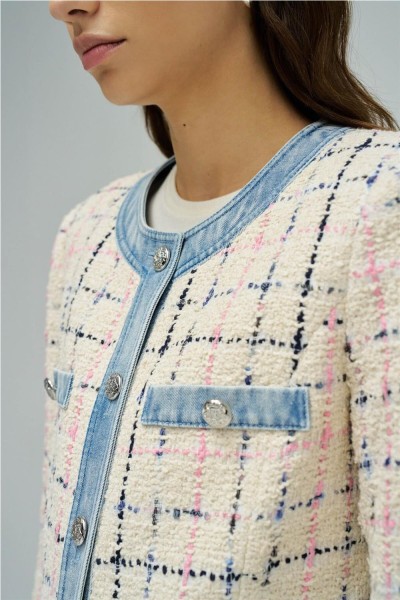 Chaqueta Salsa en tweed