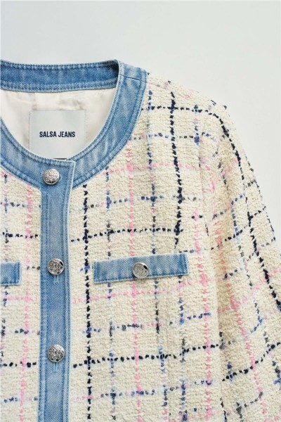 Chaqueta Salsa en tweed
